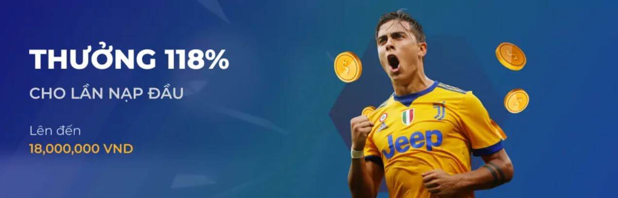 Khuyến mãi tặng 118% giá trị thẻ nạp đầu tiên tại KUBET